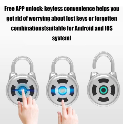 app unlock keyless padlock