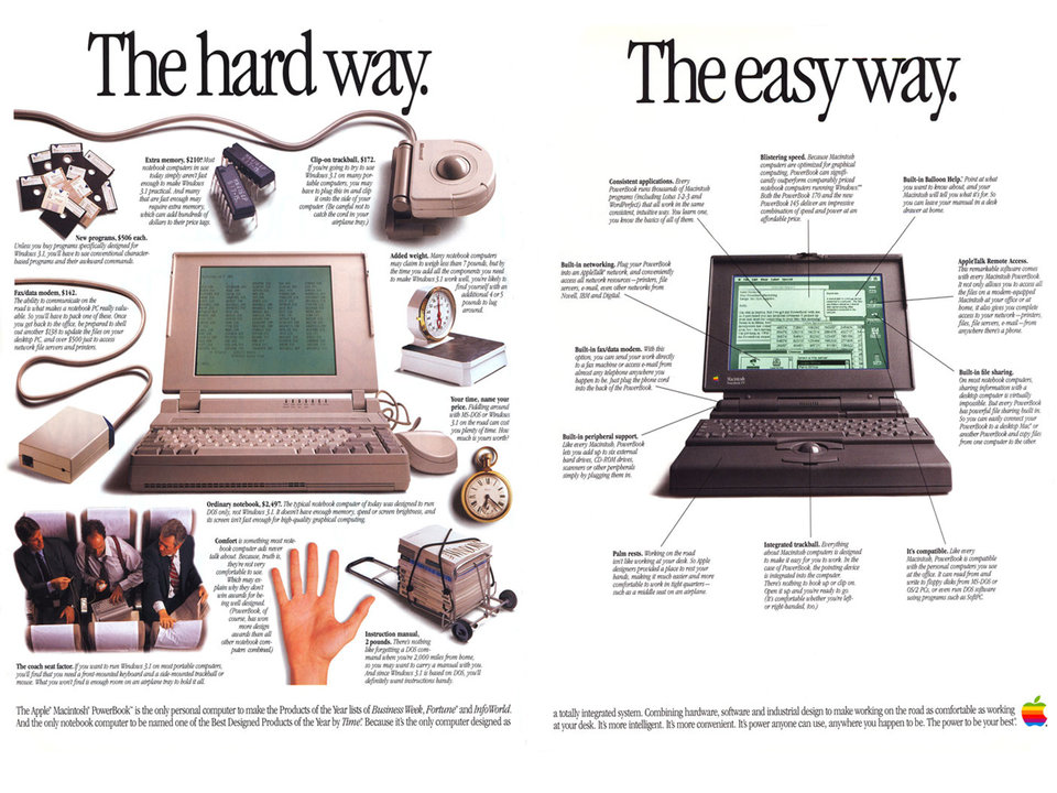 apple laptop comparison ad