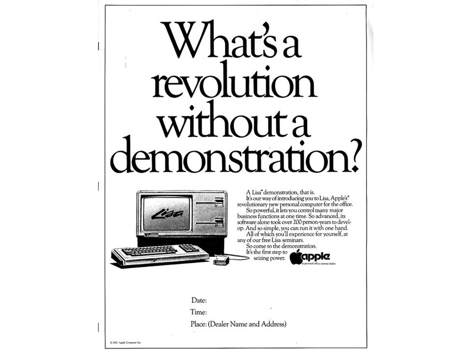 apple lisa revolution ad