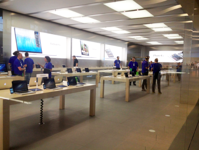 apple store interior