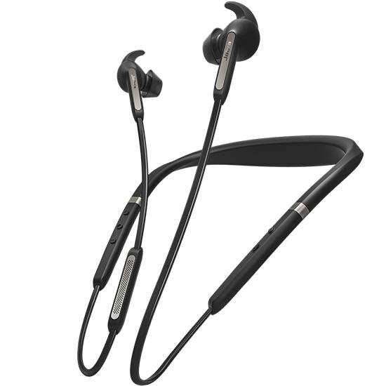 black neckband earbuds alternate