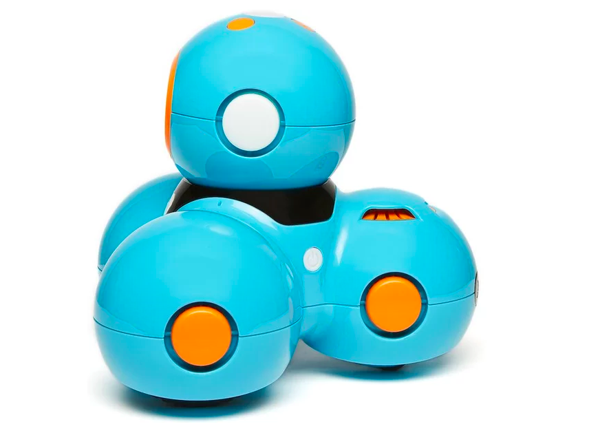 blue robot side view