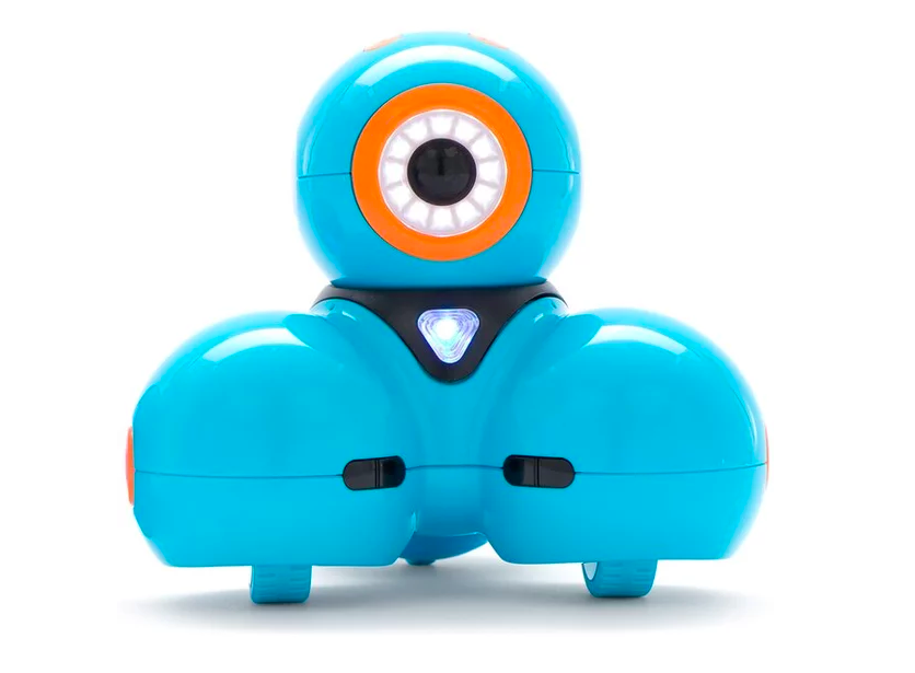 blue robot toy
