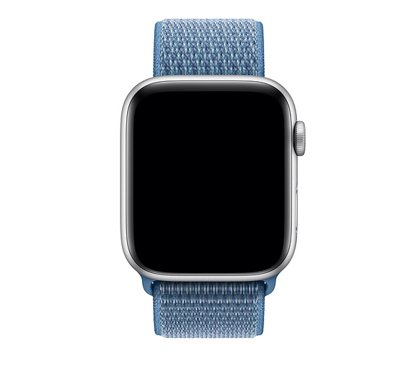 blue smartwatch front view