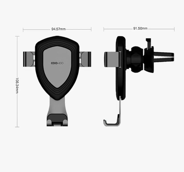 car phone holder dimensions