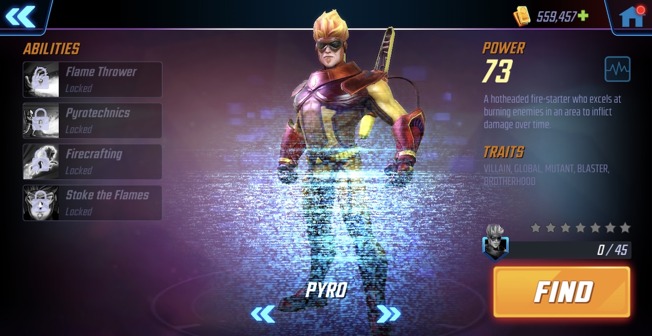 character profile pyro