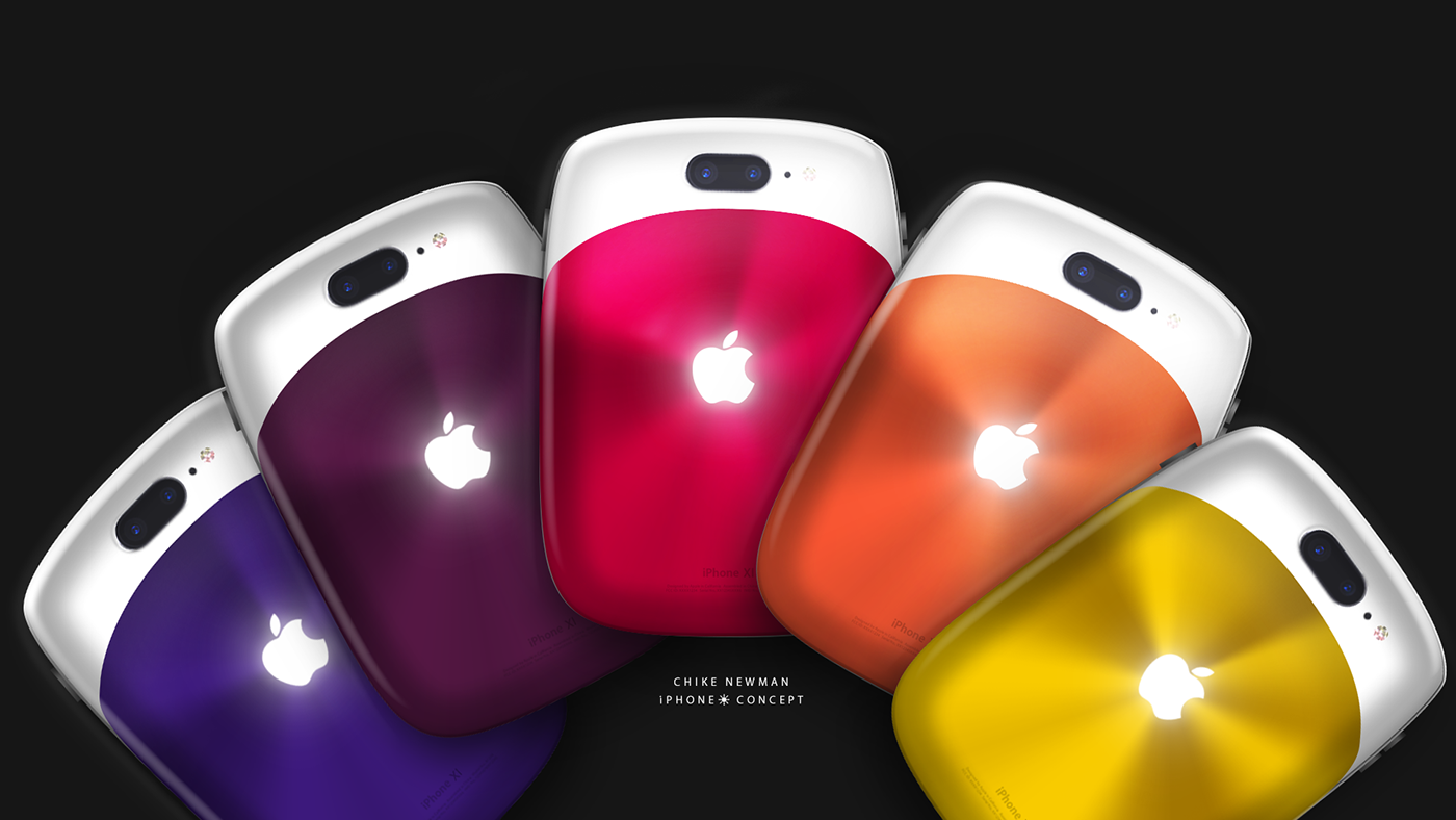 colorful iphone concept design