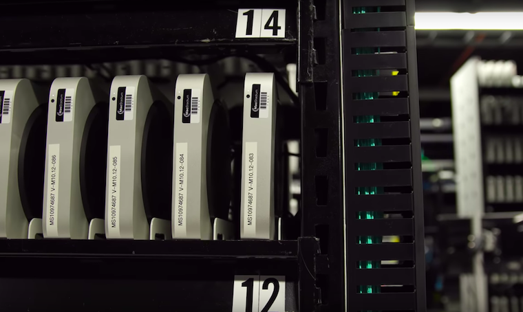 data center storage shelves