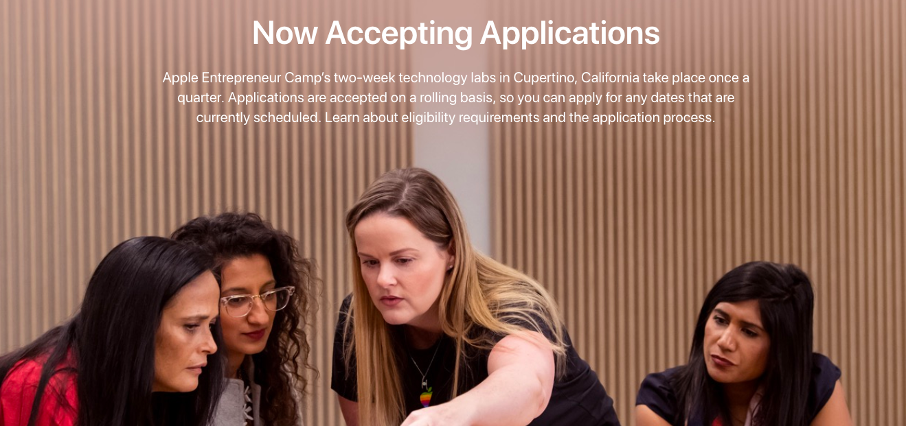 entrepreneur camp applications