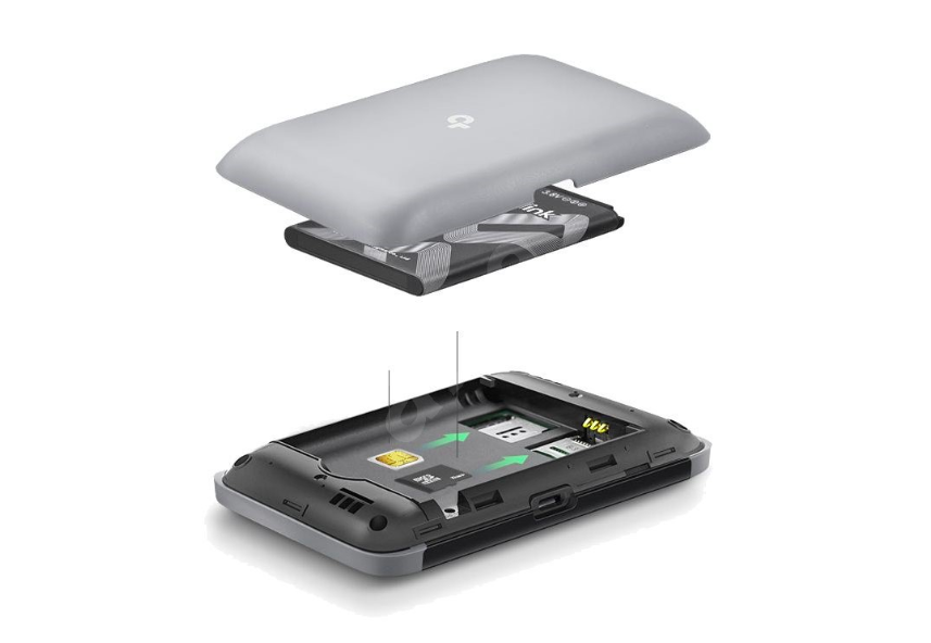 exploded view mobile device