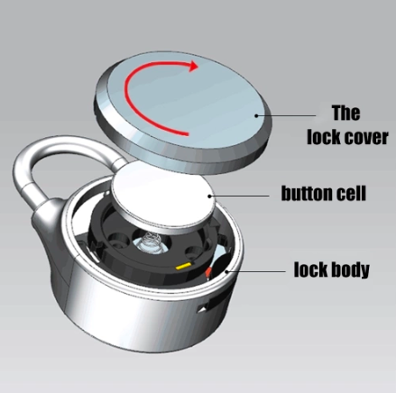 exploded view smart lock