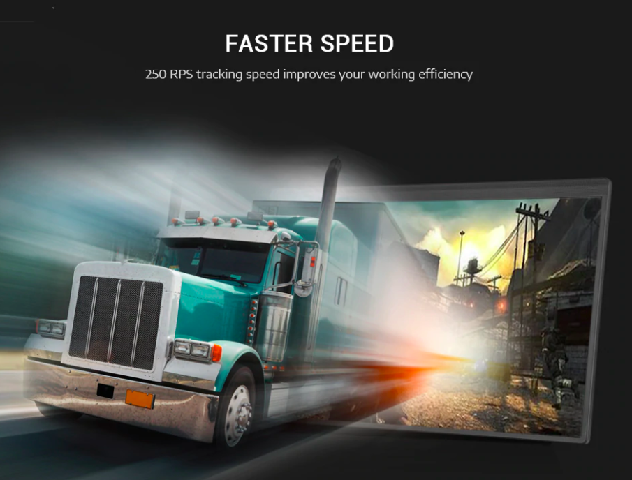 faster speed tracking tablet