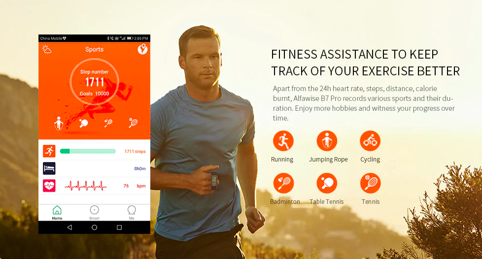 fitness tracking smartwatch