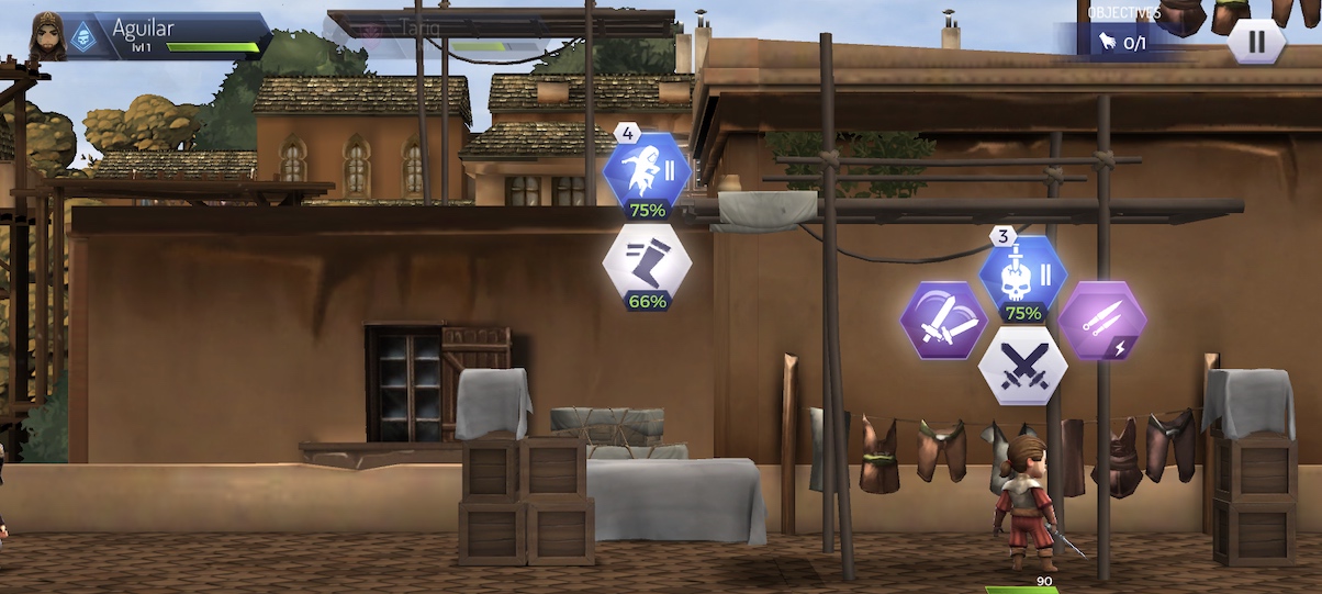 game character selection