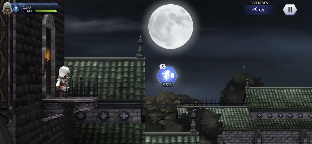 game moonlit rooftop