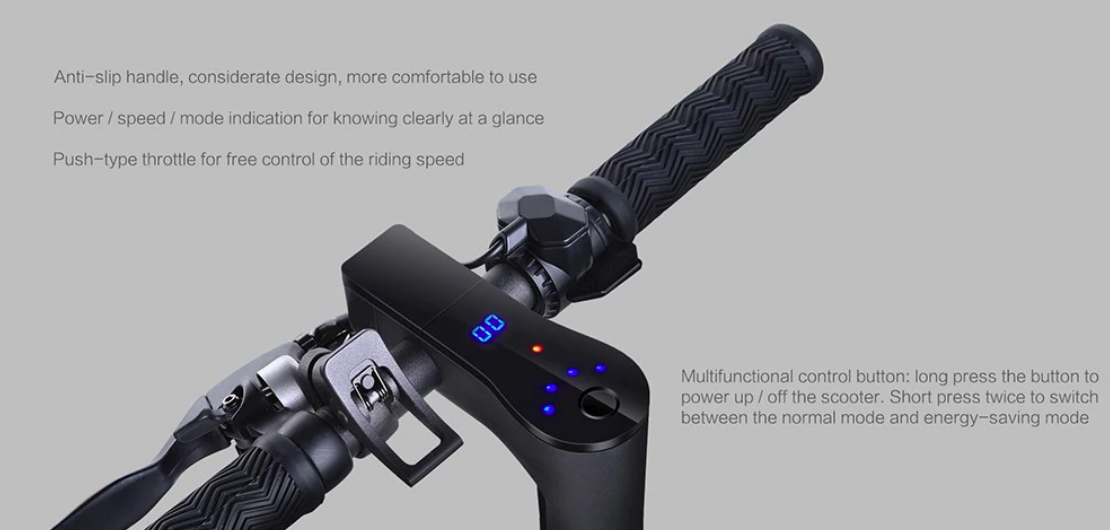 handle controls electric scooter