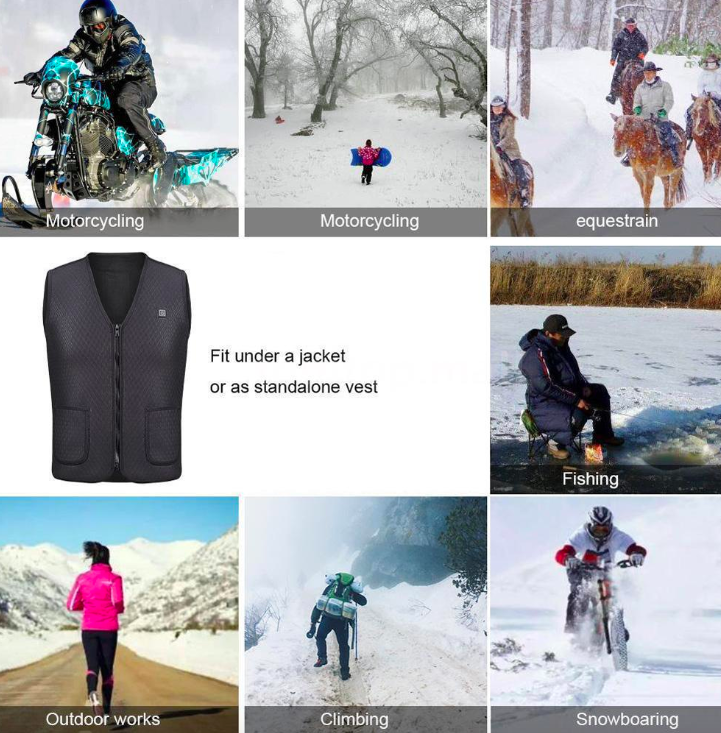 heated vest activities