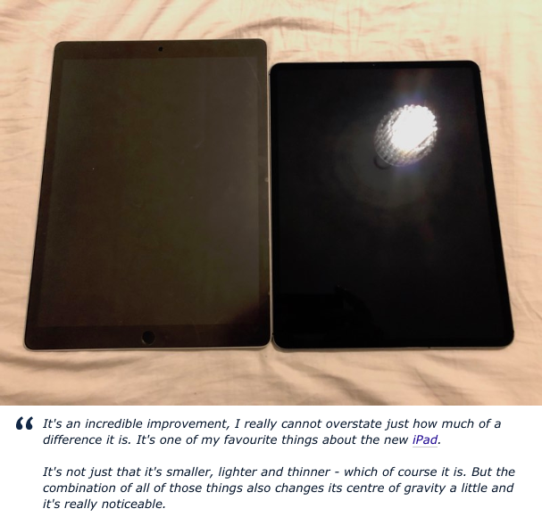 ipad comparison dark light