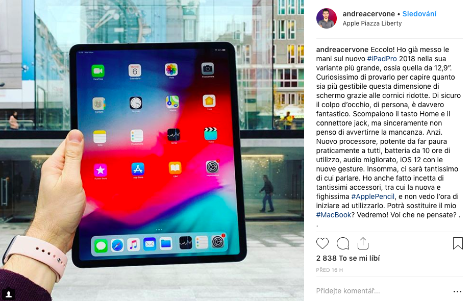 ipad pro instagram post