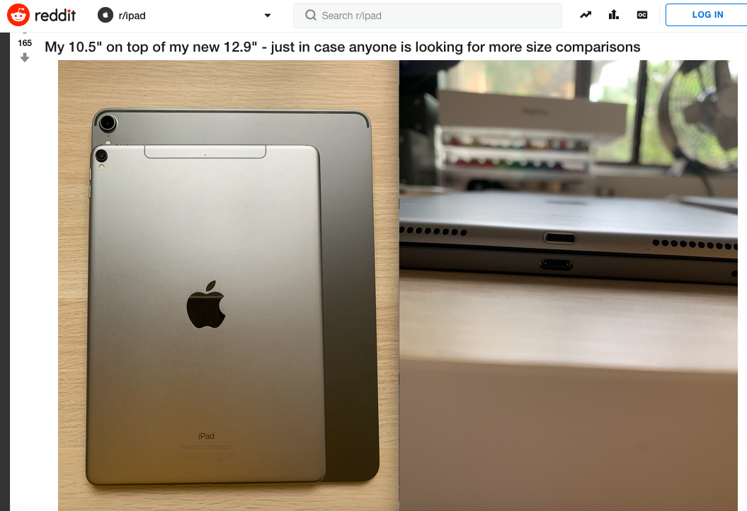 ipad size comparison