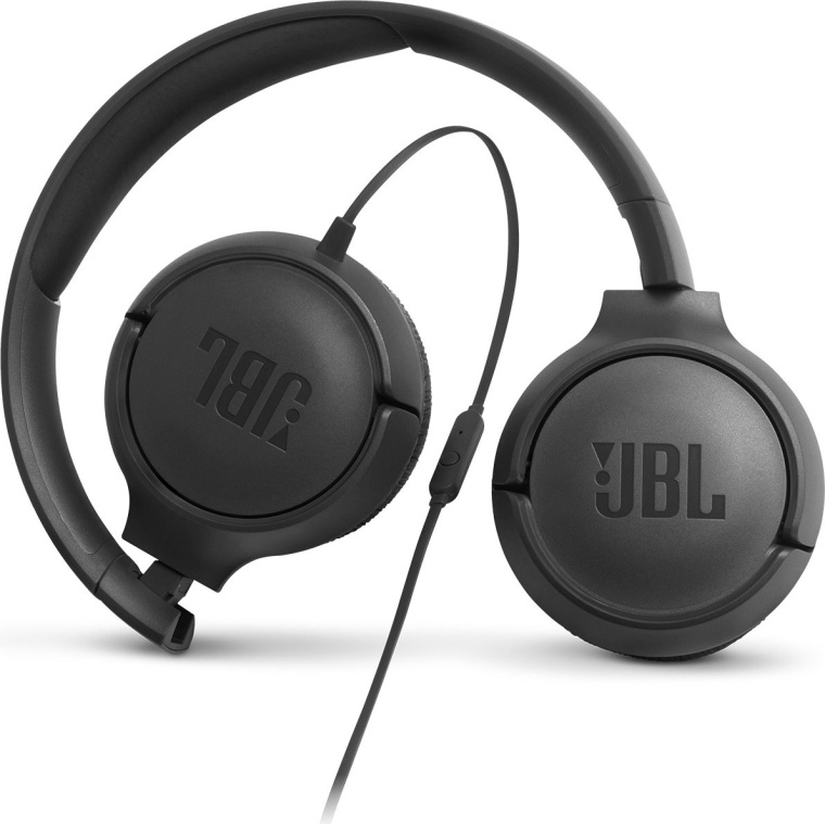 jbl black wired headphones