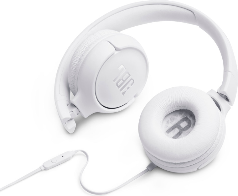 jbl white wired headphones