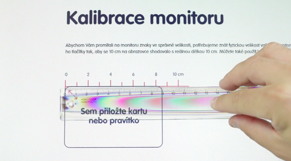 monitor calibration ruler