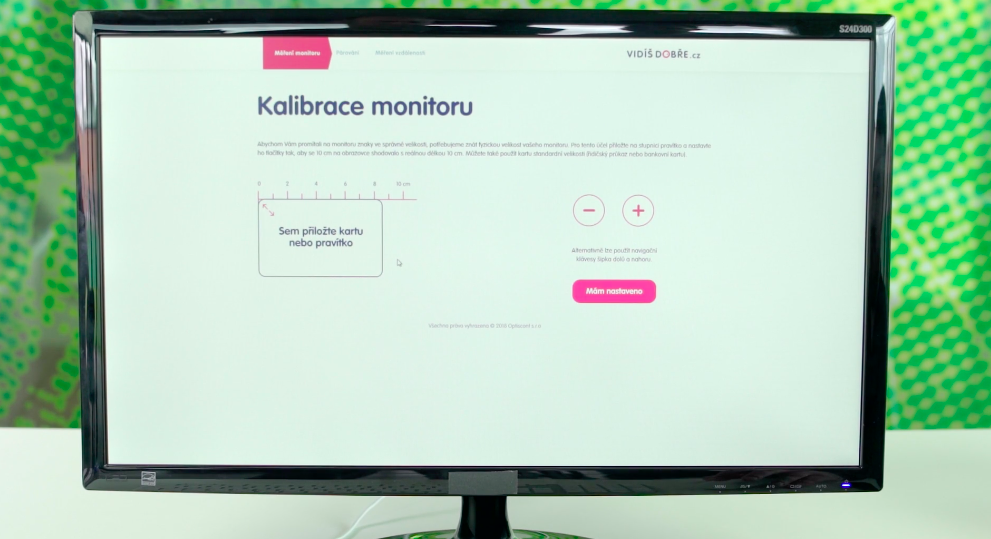 monitor calibration screen