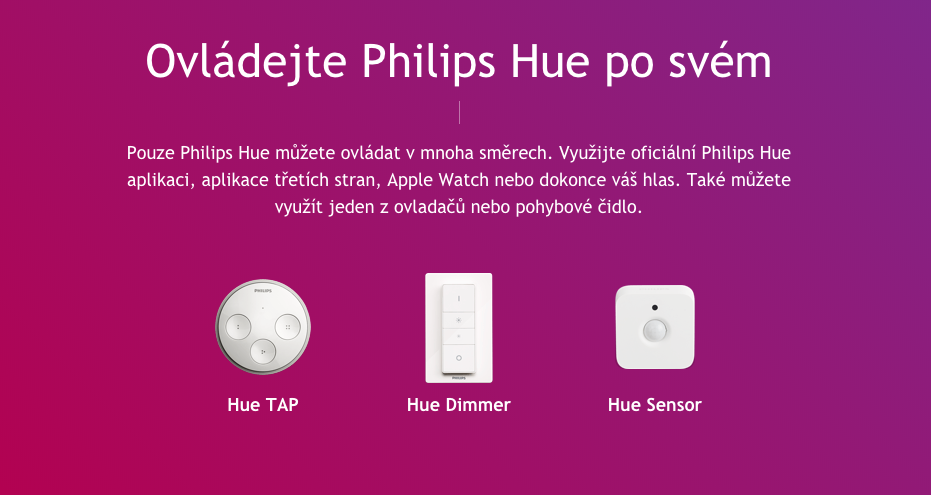 philips hue control options