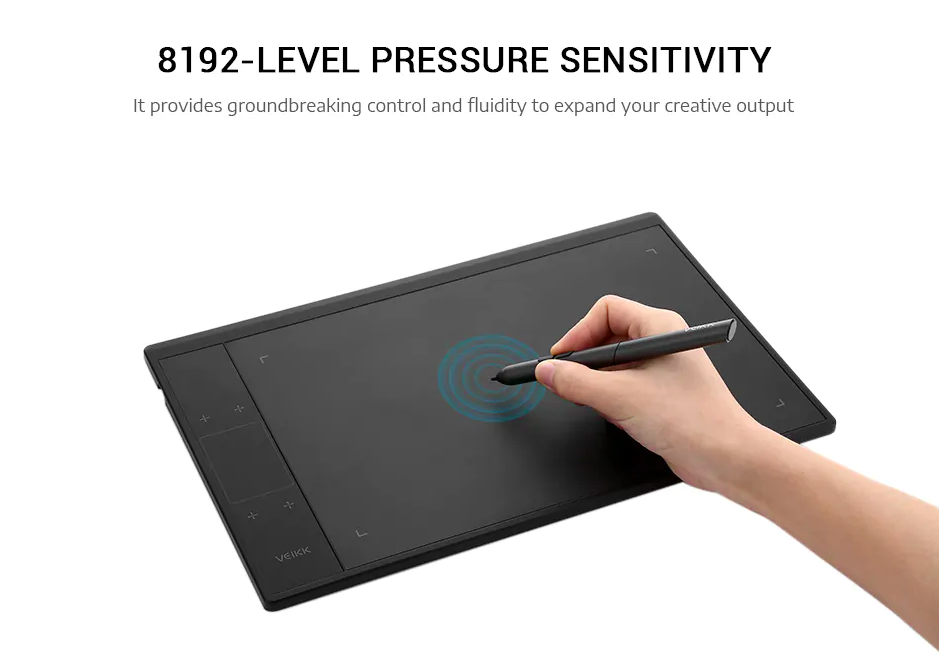 pressure sensitivity drawing tablet