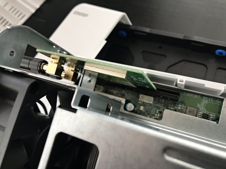 qnap nas network card installation