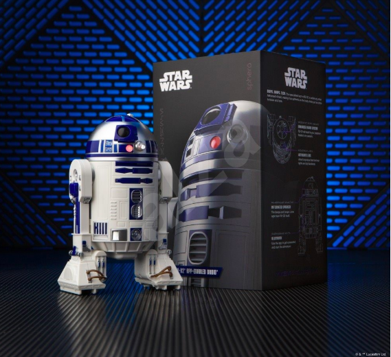 r2d2 and box display