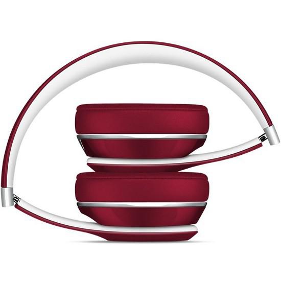 red beats headphones folded