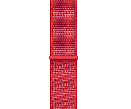 red fabric watch band