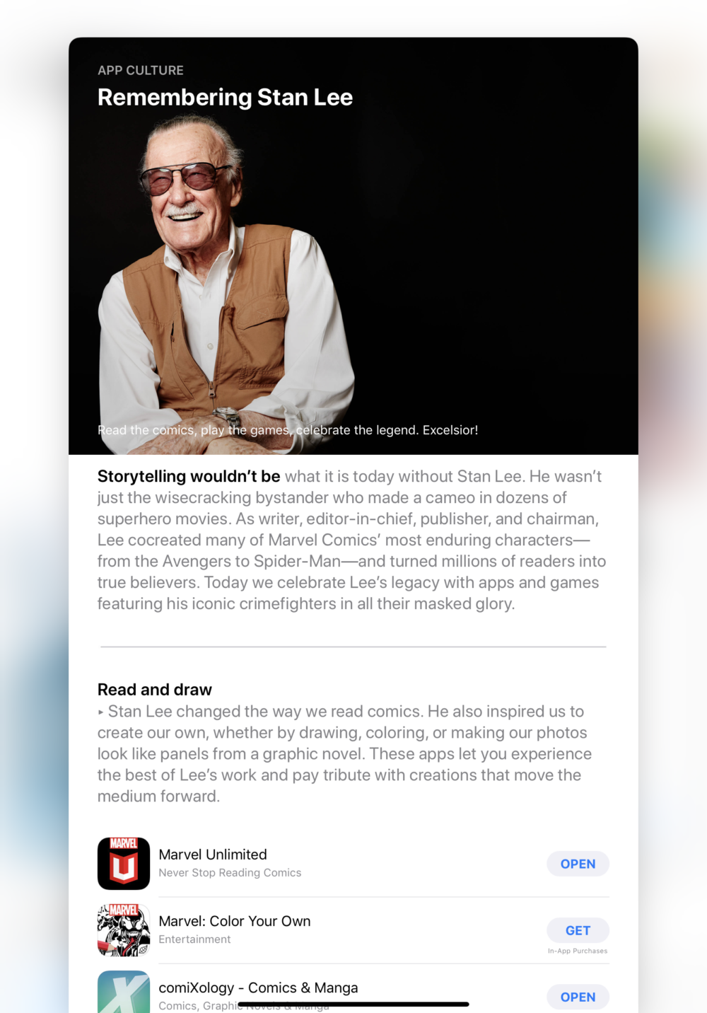 remembering stan lee app culture
