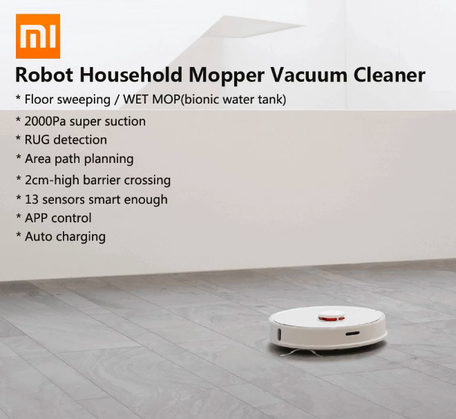 robot household mopper vacuum