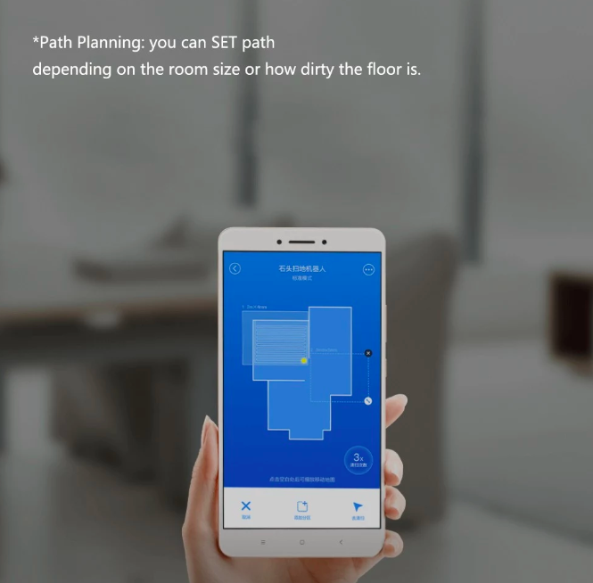 robot vacuum app path planning