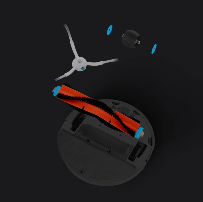robot vacuum brush components
