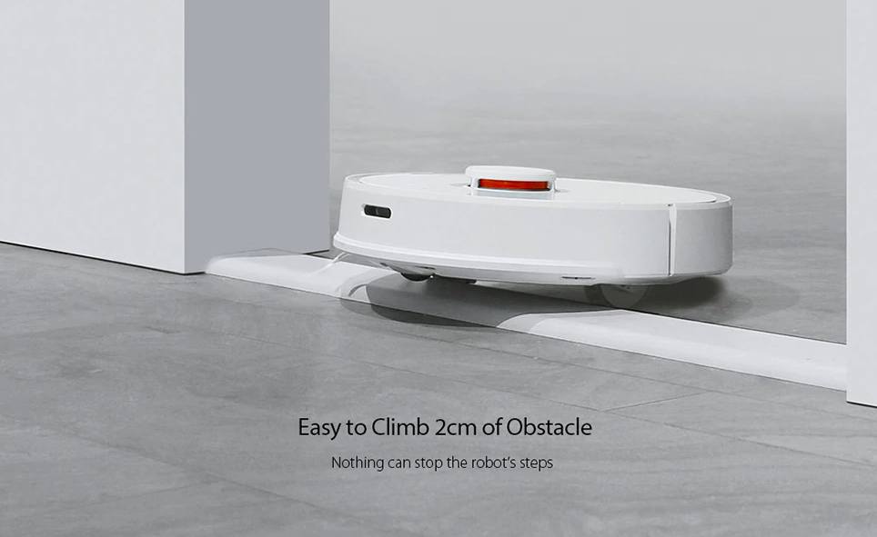 robot vacuum climbing obstacle