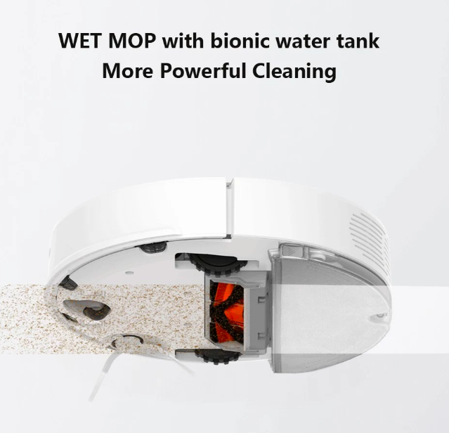 robot vacuum wet mop feature