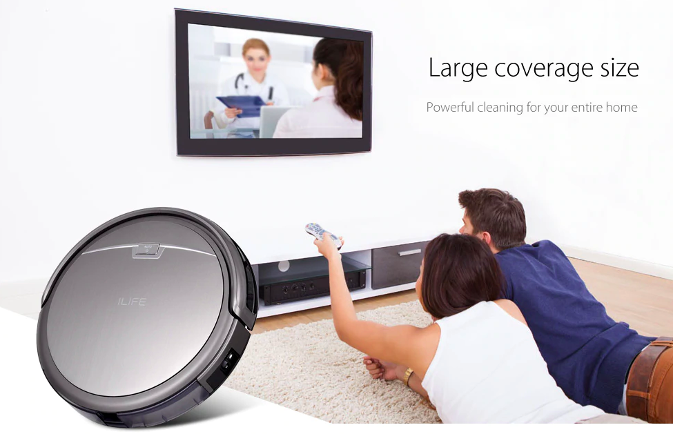 robotic vacuum large coverage