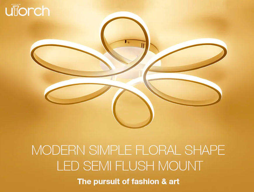 simple floral led light