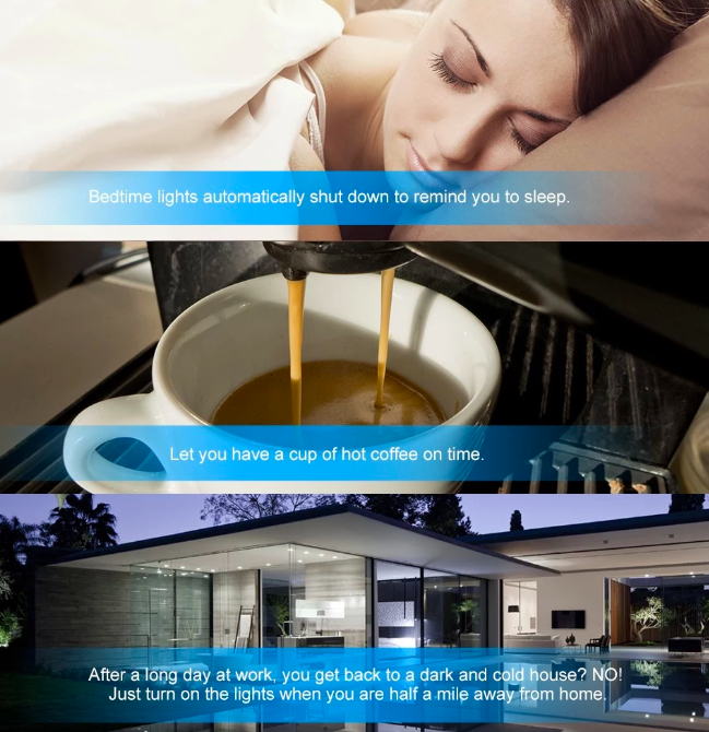 smart home automation collage