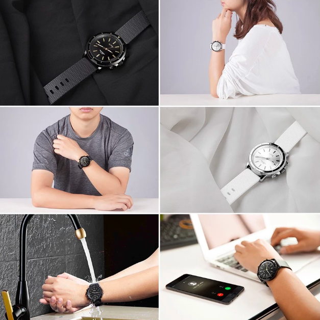 smartwatch lifestyle collage