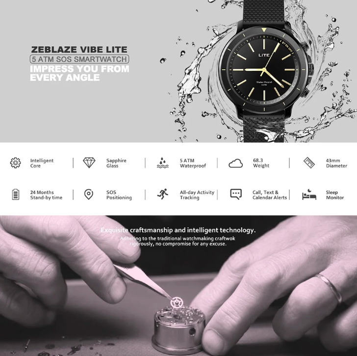 smartwatch waterproof design