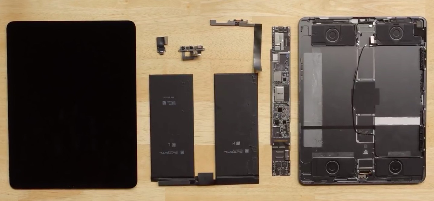 tablet components layout