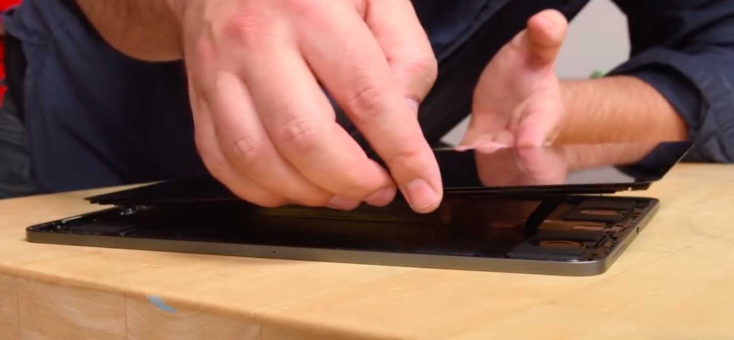 tablet screen lifting