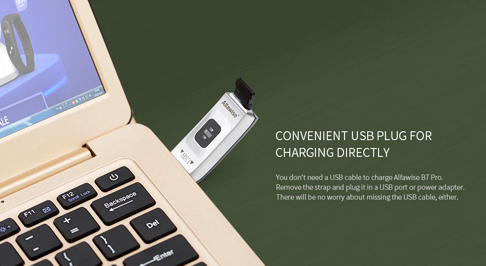 usb plug charging laptop