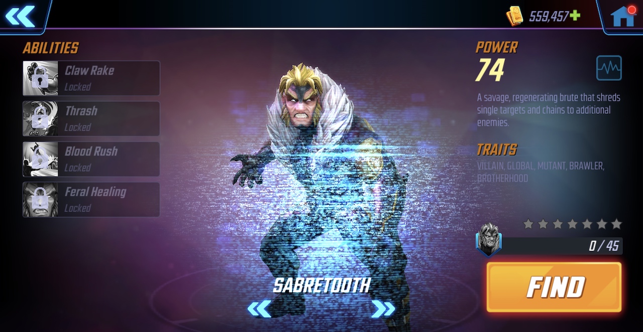 video game character sabretooth