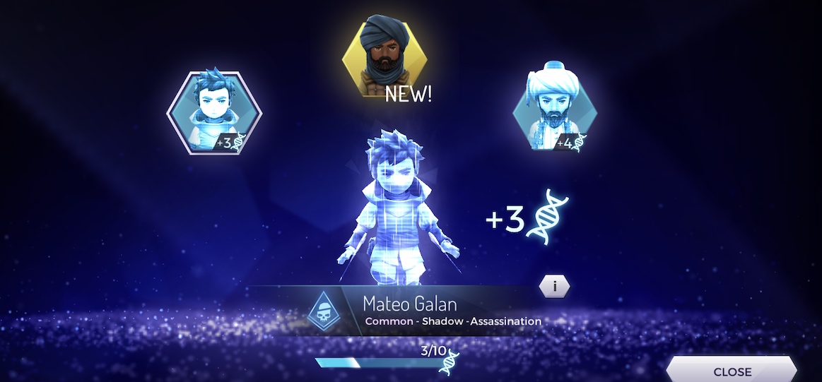 video game character selection screen